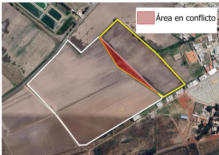 Cartografía especializada para área en conflicto agrario
